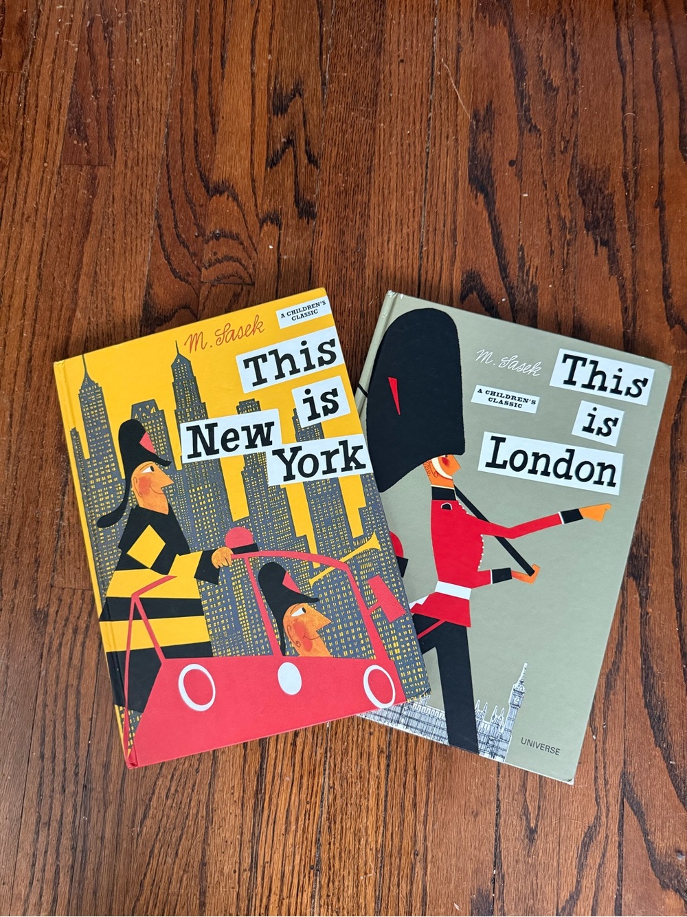 This Is New York & This Is London by M. Sasek | Hardcover Children’s Books